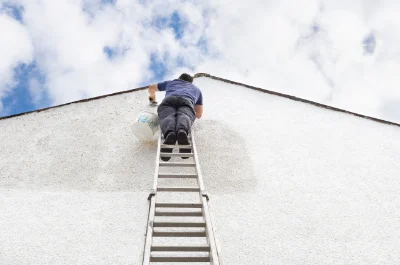 Peinture extérieure au Landreau — façades et ravalement